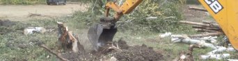 корчевка пней Дробление и корчёвка пней в екатеринбурге и области